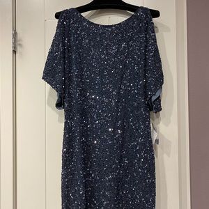 NWT Aidan Mattox Sequin Party Dress - Size 6